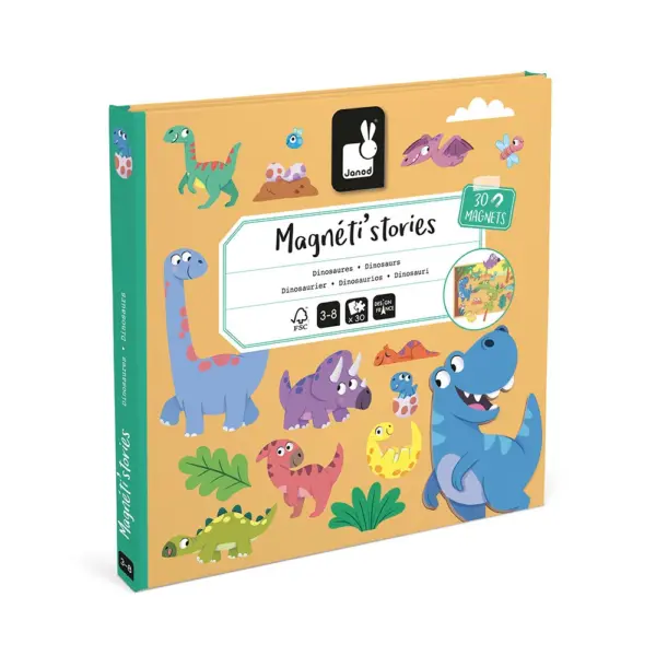Magneti'stories Dinosaurios Janod