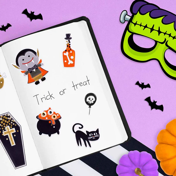 Pegatinas Relieve Acabado Oro Halloween - Imagen 4