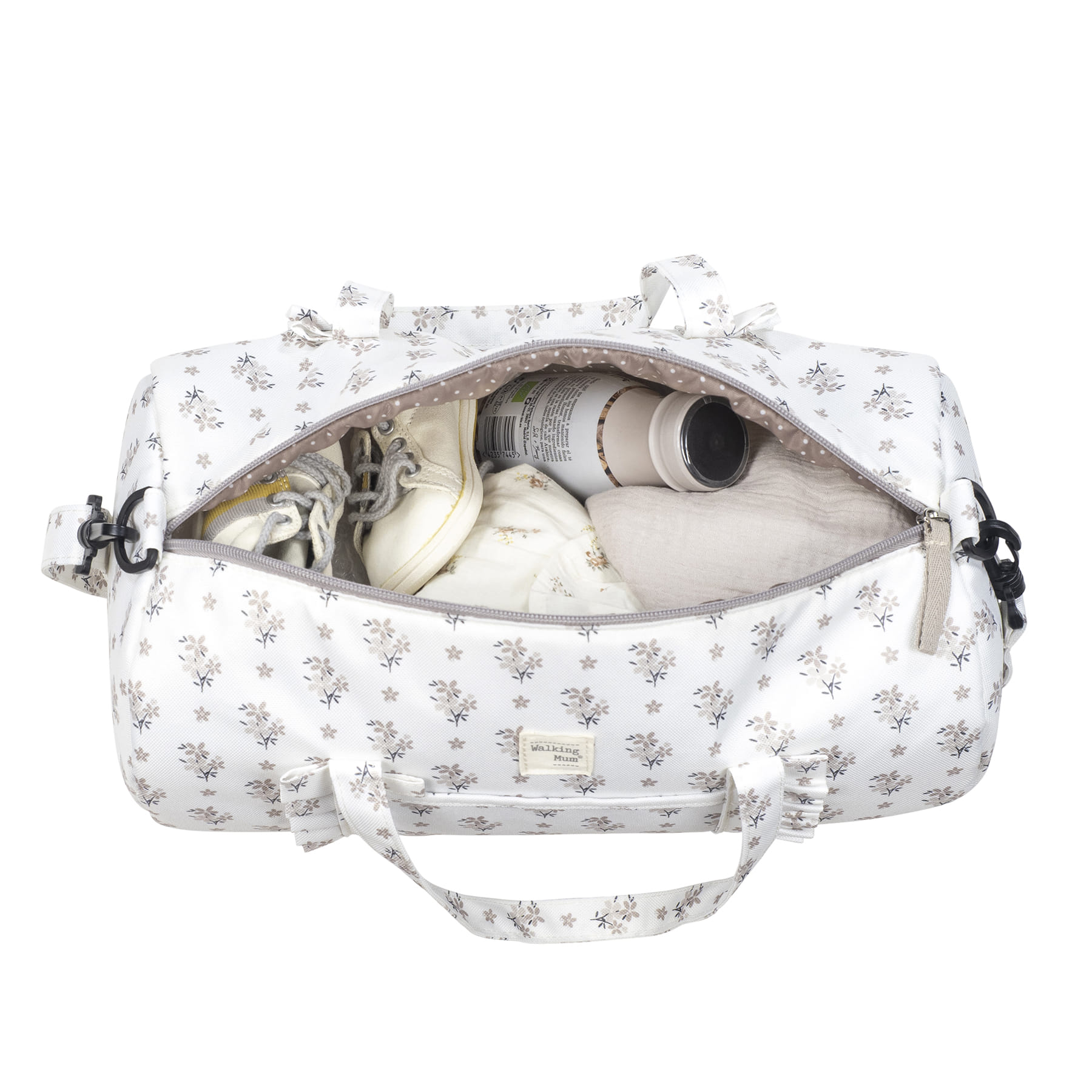 Bolsa Weekend Botton Flowers - Imagen 6