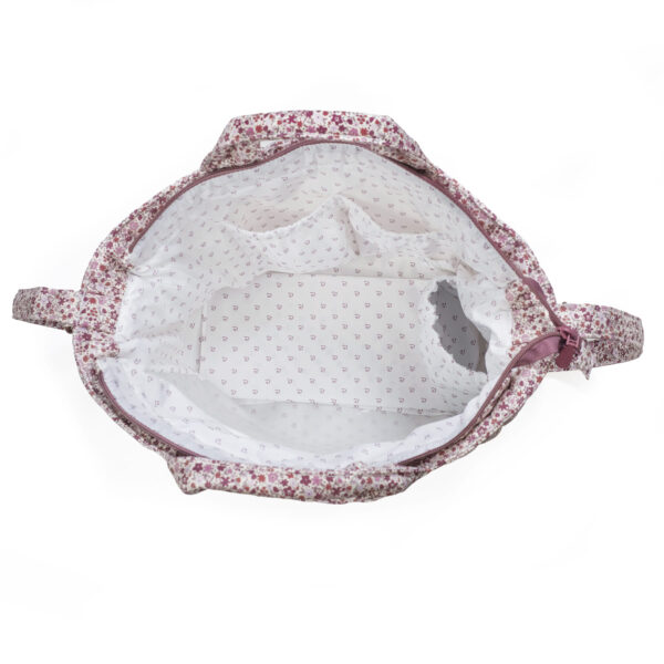 Bolsa Canastilla Cherry Flores - Imagen 5