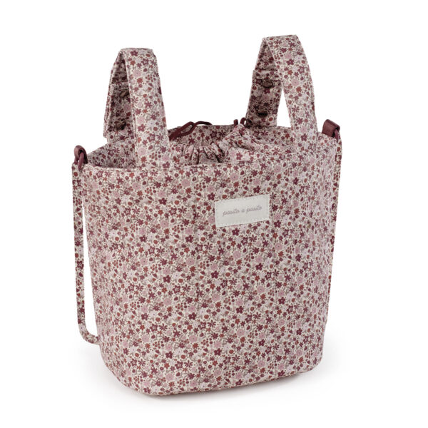 Bolsa Bucket Cherry Flores - Imagen 2