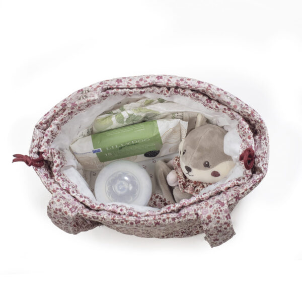 Bolsa Bucket Cherry Flores - Imagen 4