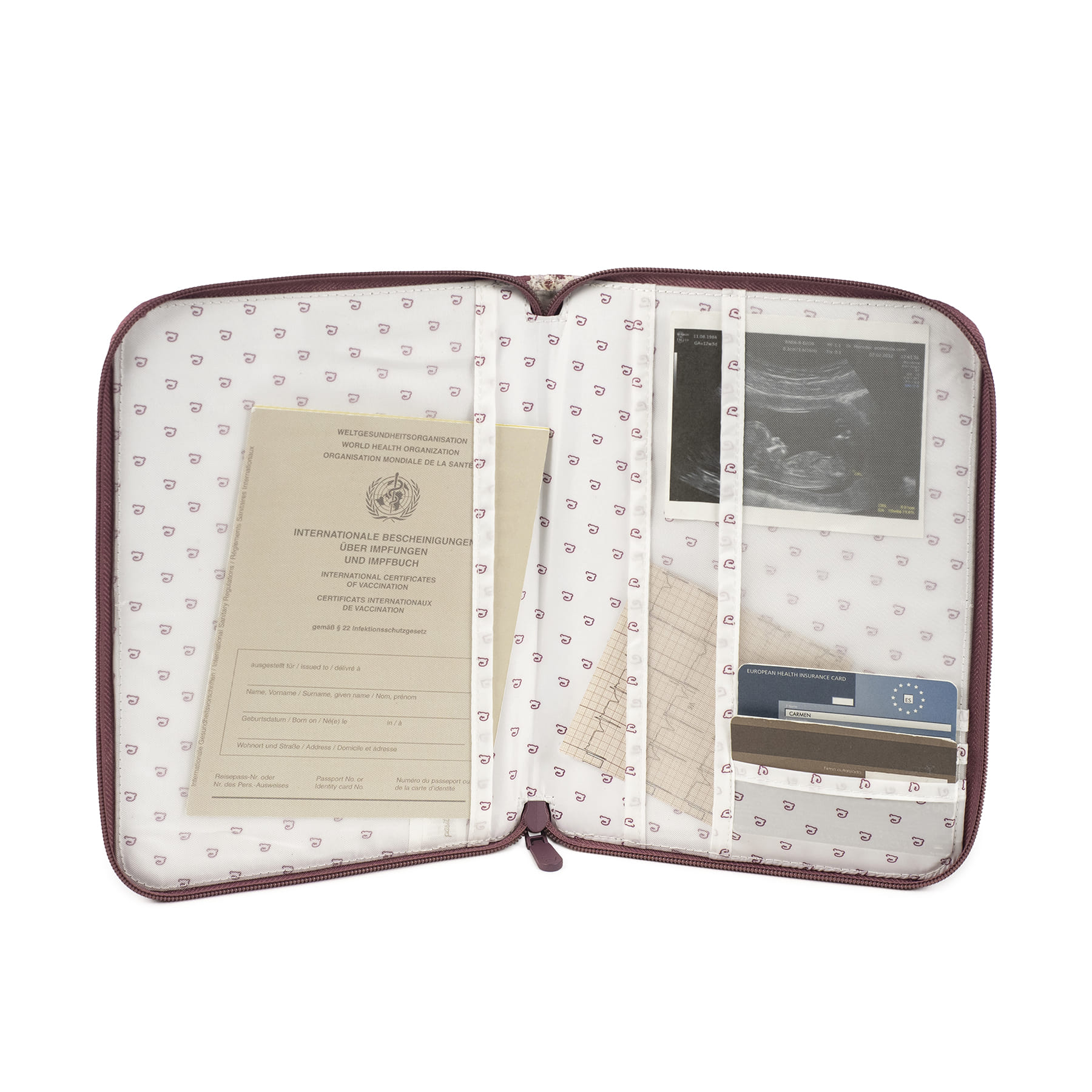 Portadocumentos Cherry Flores - Imagen 3