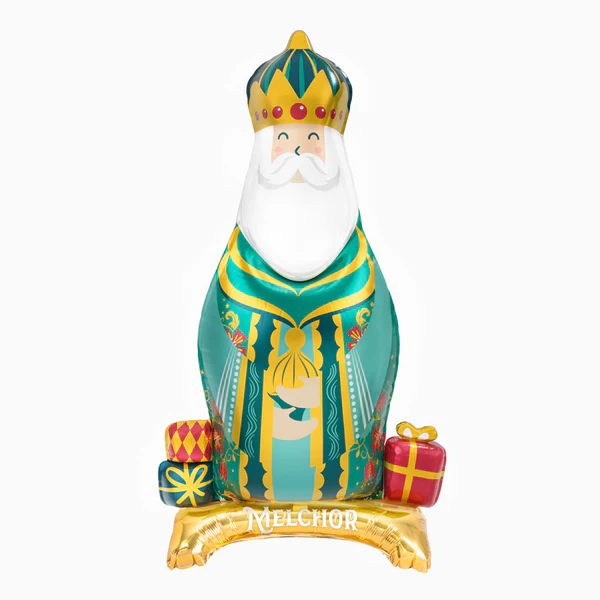 Set Globos con Base Foil Reyes Magos (Sin Helio) - Imagen 3