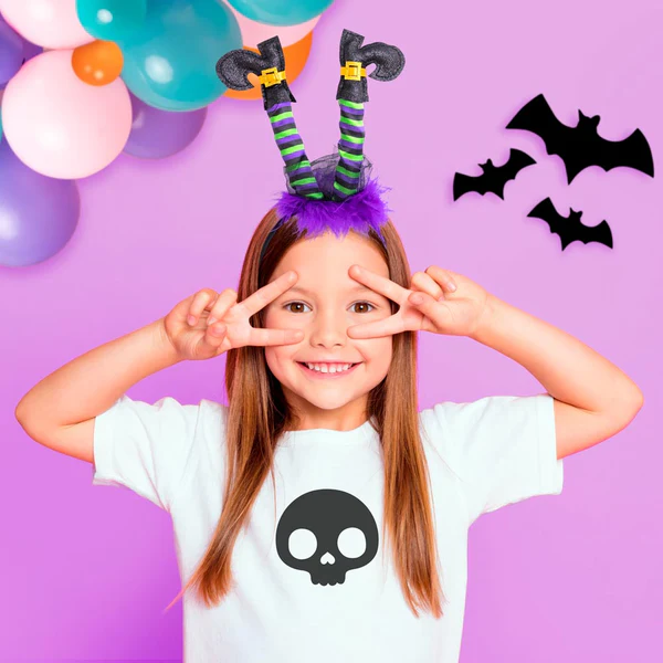 Diadema Halloween Botas Bruja Verde - Imagen 3