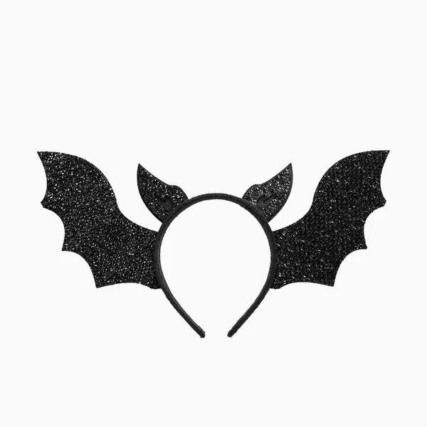 Diadema Halloween Alas Murciélagos Glitter