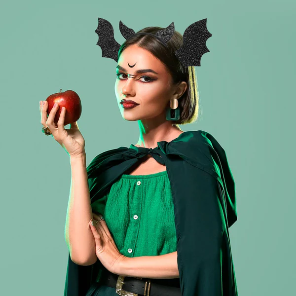 Diadema Halloween Alas Murciélagos Glitter - Imagen 3