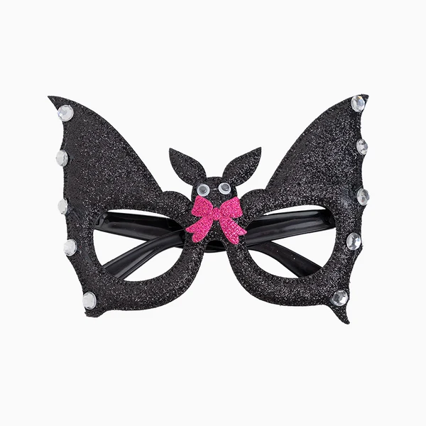 Gafas Halloween Murciélago con Lazo Rosa - Imagen 3