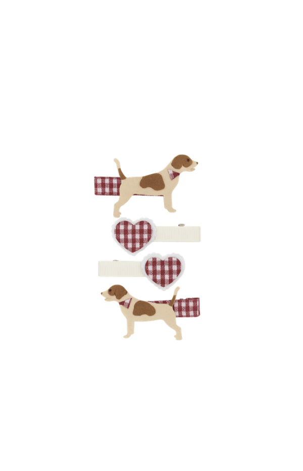Set de 4 clips Puppylove