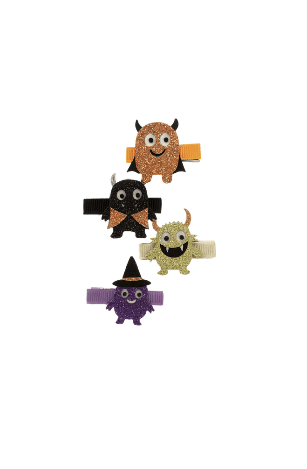 Boo Crew Glitter Clip Set