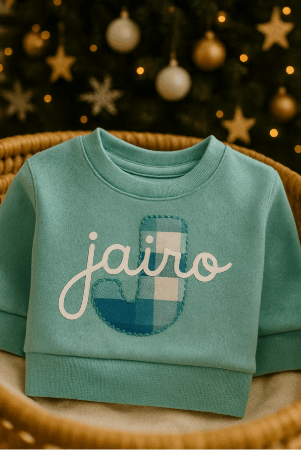 Sudadera Personalizada Letra Bebé - Imagen 5
