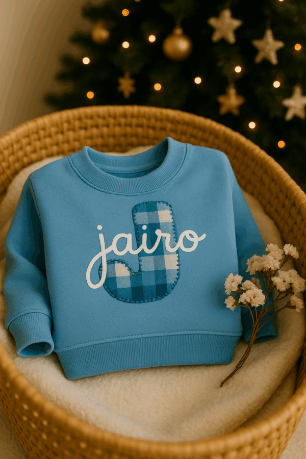 Sudadera Personalizada Letra Bebé - Imagen 6