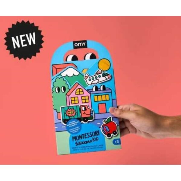 Montessori Pegatinas Vroom Reutilizables