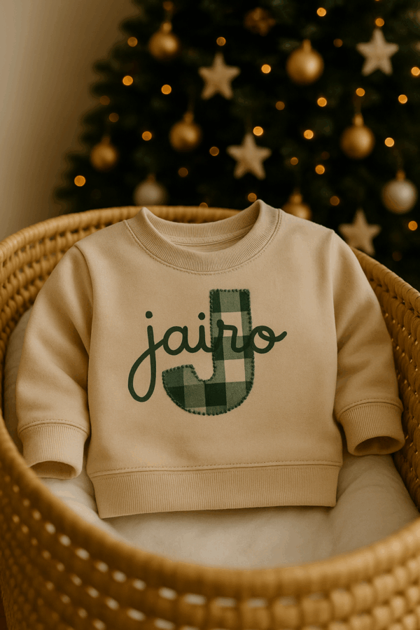 Sudadera Personalizada Letra Bebé - Imagen 7