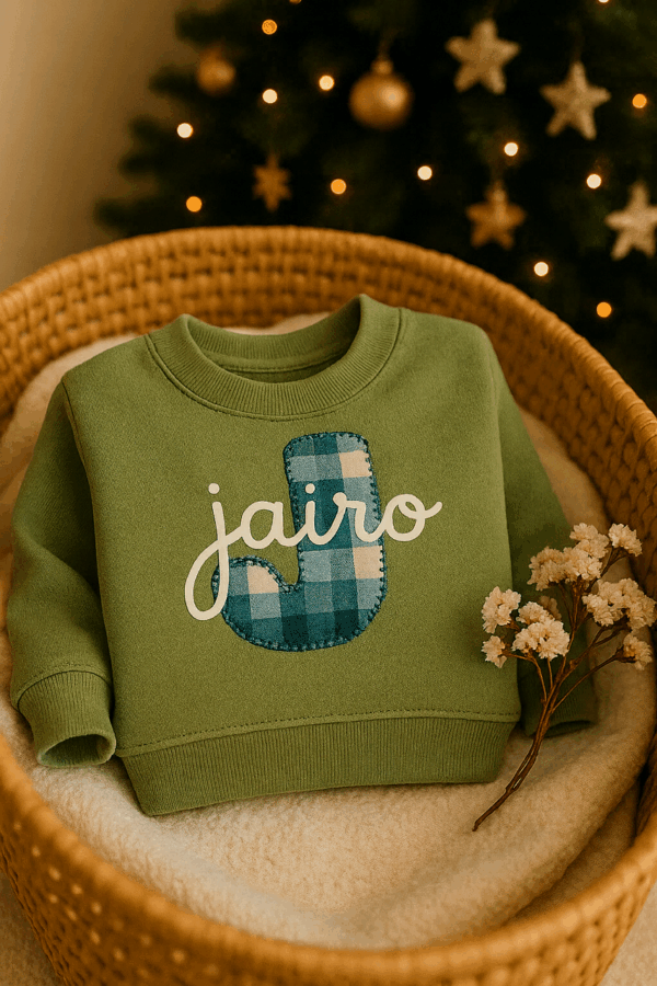 Sudadera Personalizada Letra Bebé - Imagen 2