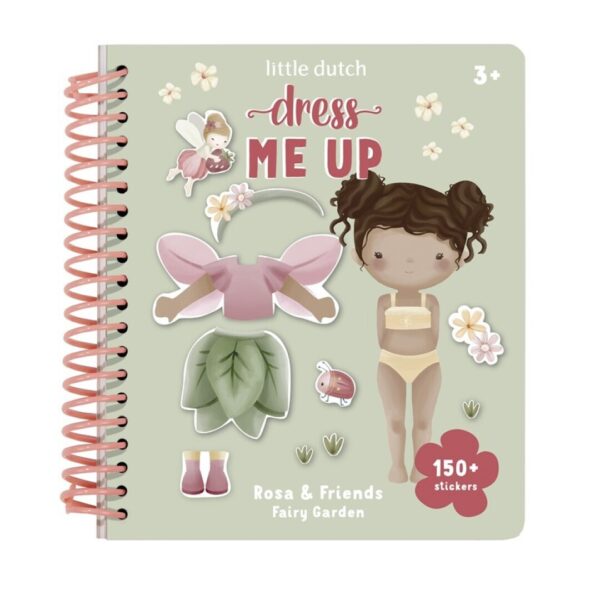 Libro Viste a Rosa Fairy Garden Little Dutch