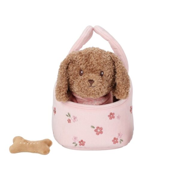 Perrito Peluche Jackie con bolsa Little Dutch - Imagen 3