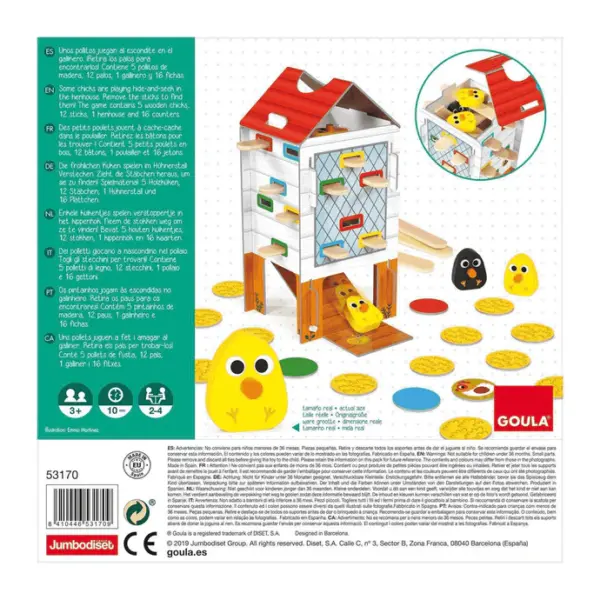 Juego De Mesa Infantil Happy Chicken - Imagen 4