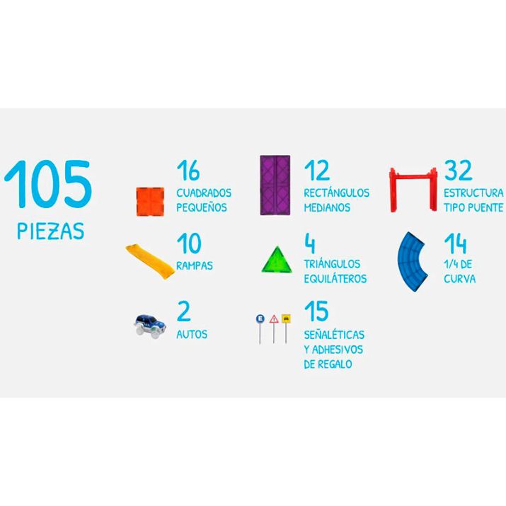 Imanix de Pista Carreras 105 pzas - Imagen 2