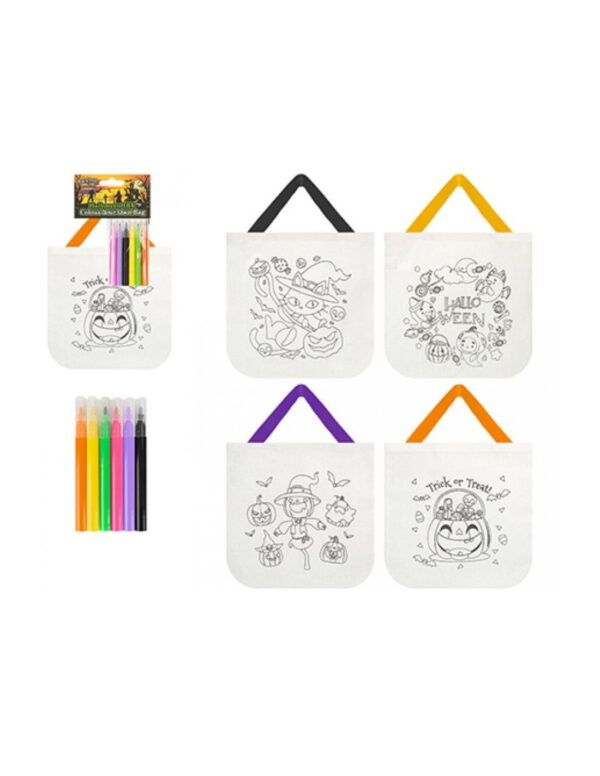 Bolsas Para Colorear Halloween