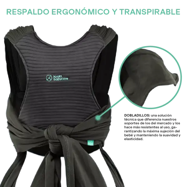 Fular portabebés Koala Cuddle Band 2 Military Green - Imagen 2