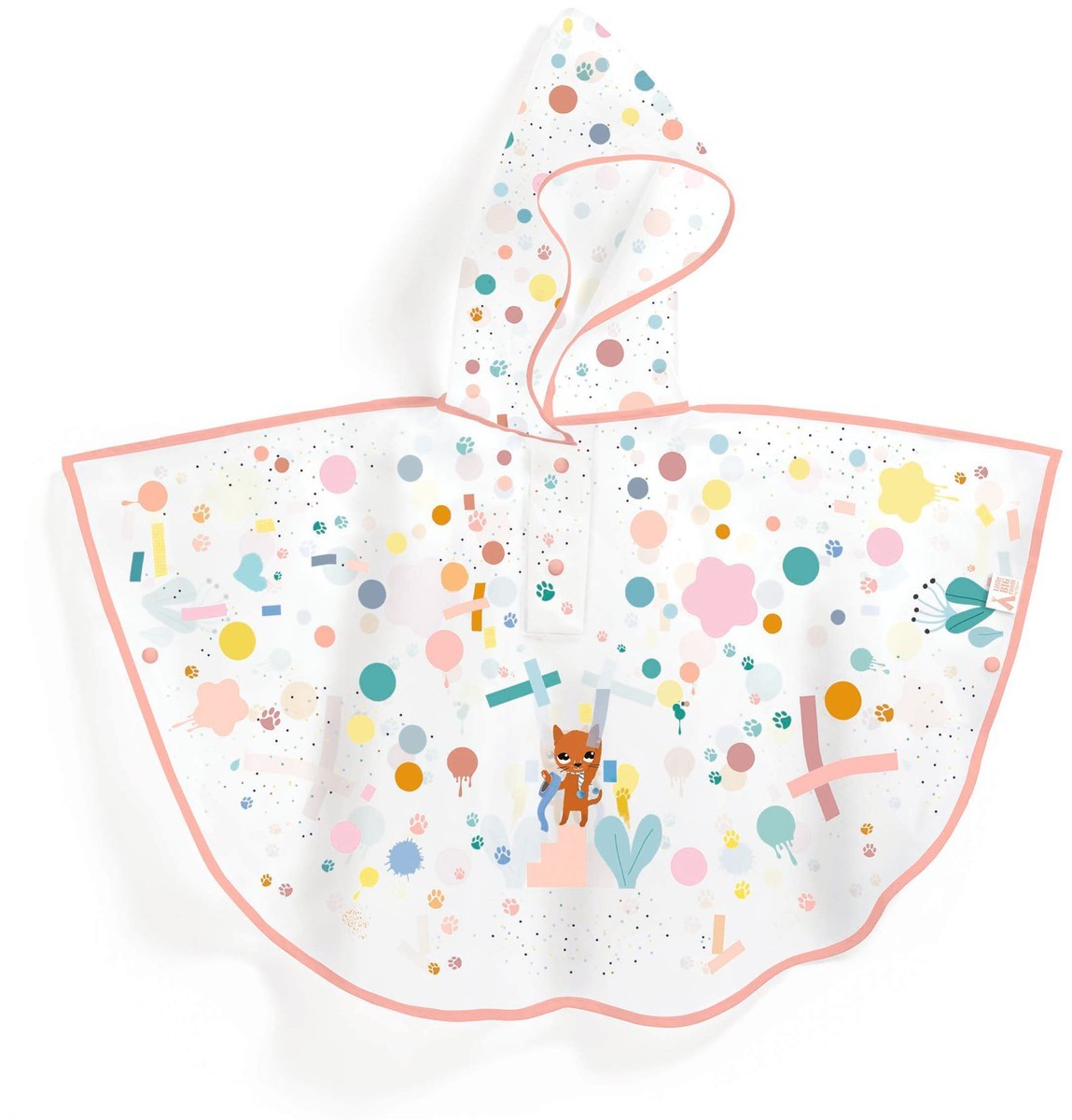 Poncho de Lluvia Gato Djeco