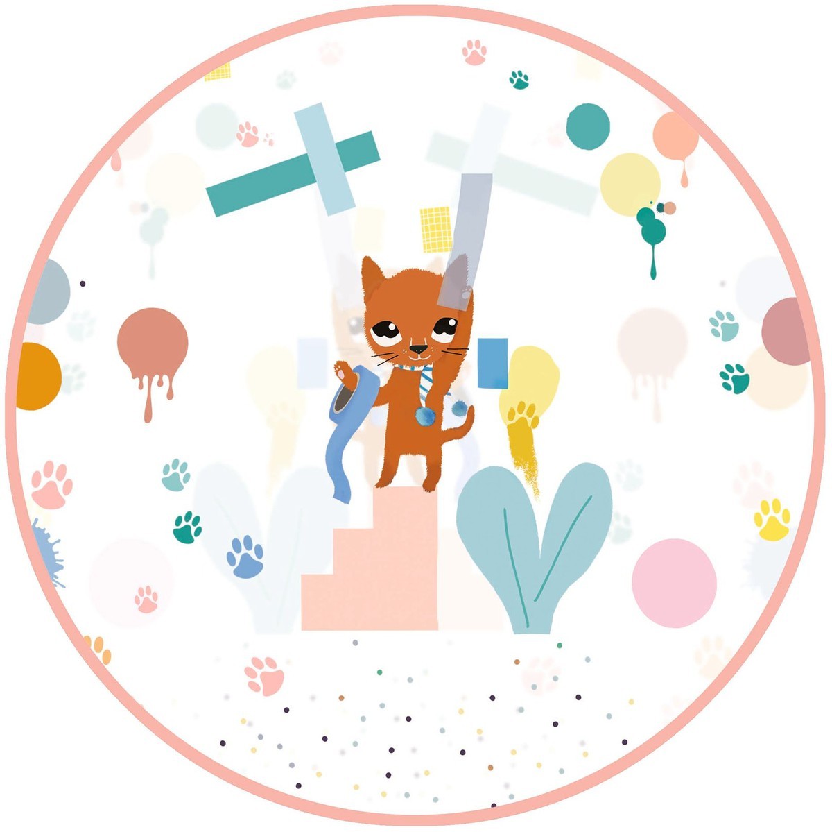 Poncho de Lluvia Gato Djeco - Imagen 3