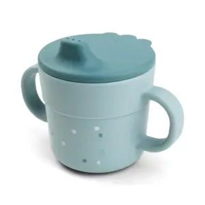 Foodie Taza con Asas Happy Dots Azul Done by Deer
