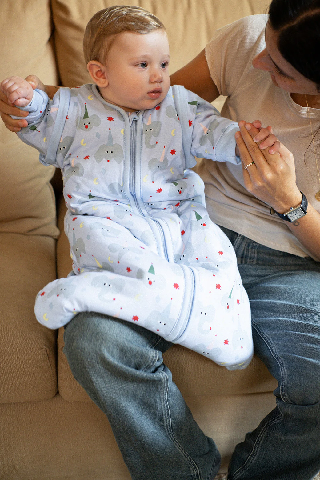 Saco de dormir bebé con Mangas- Animal Party - TOG 2.5 - Imagen 3