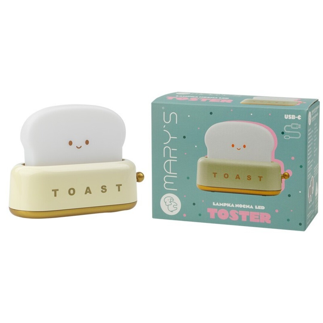 Mary`s lámpara de noche LED Tostadora Amarilla - Imagen 2