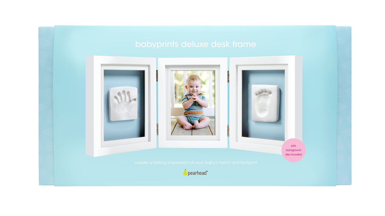 Marco de mesa Babyprints Deluxe Blanco Pear - Imagen 3