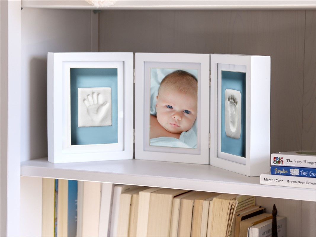 Marco de mesa Babyprints Deluxe Blanco Pear - Imagen 4