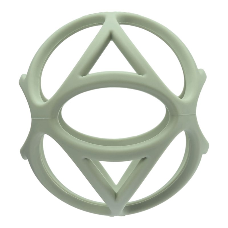 Pelota Sensorial Silicona Verde Little Dutch - Imagen 3