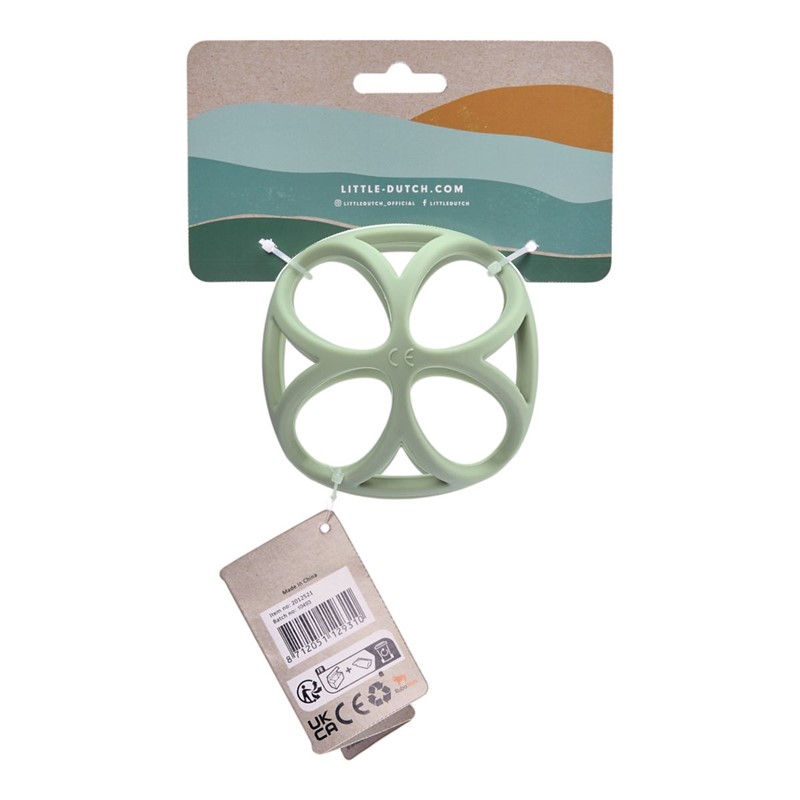 Pelota Sensorial Silicona Verde Little Dutch - Imagen 6