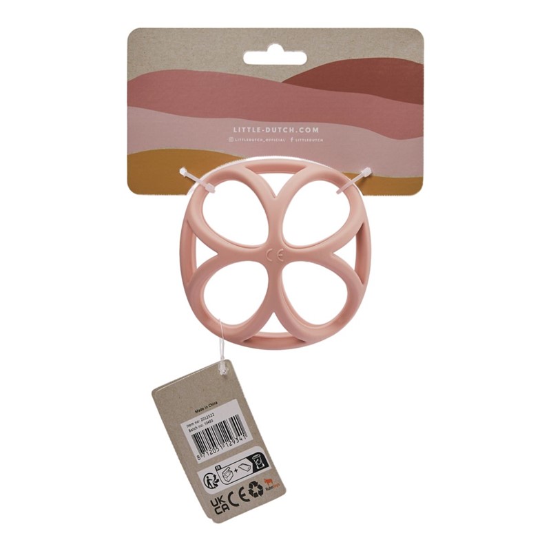 Pelota Sensorial Silicona Rosa Little Dutch - Imagen 5