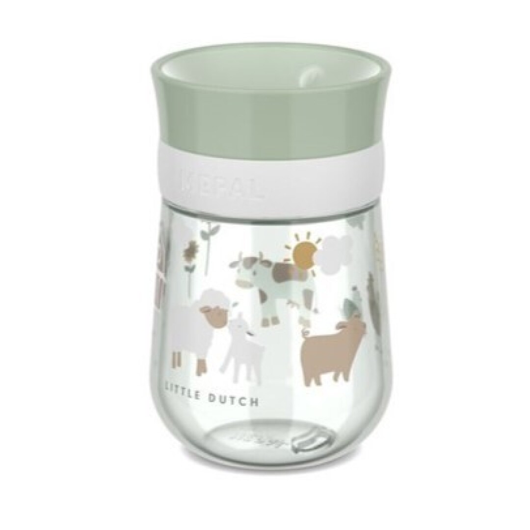 Vaso antiderrame 360º Mio 300 ml Pequeña Granja Little Dutch