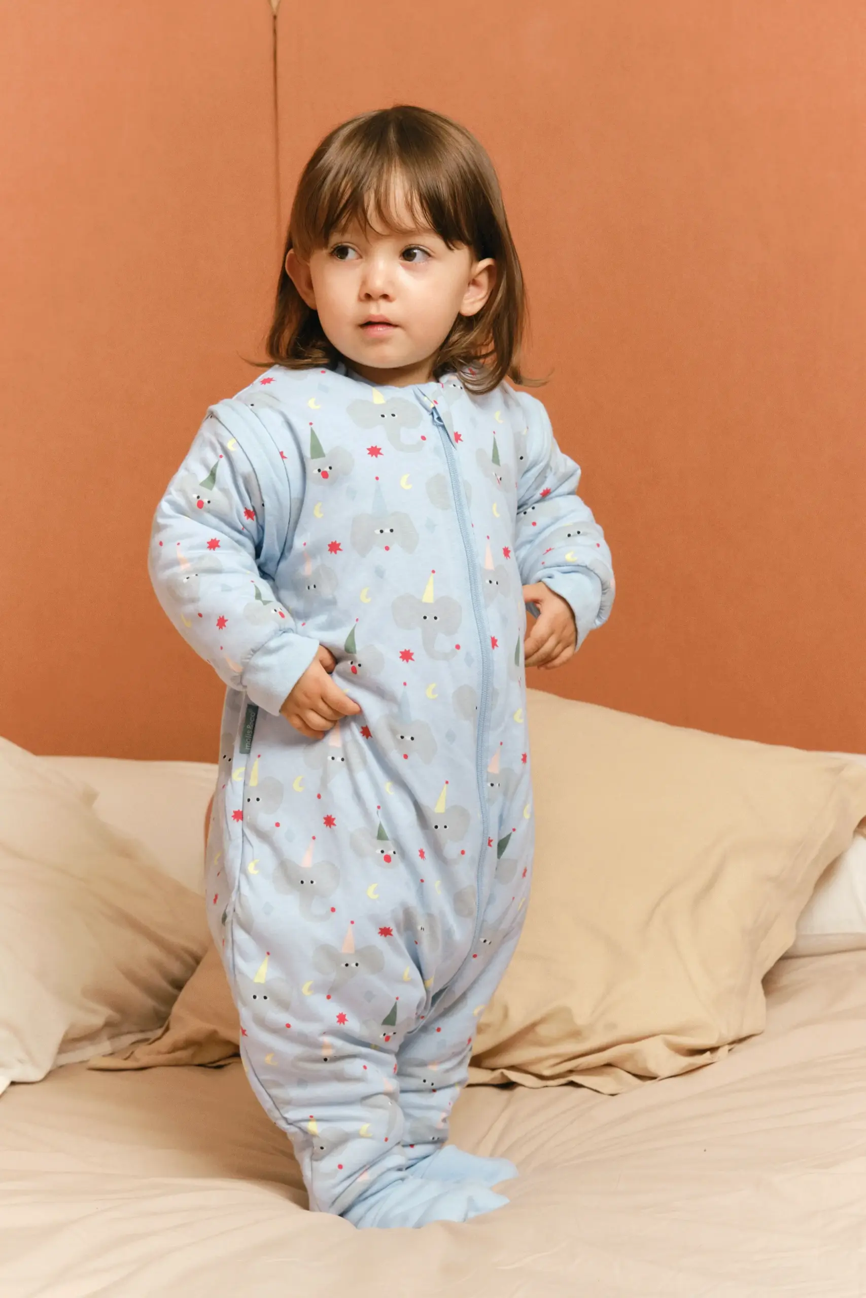 Pijama manta con mangas y calcetines antideslizantes - Animal Party - TOG 2.5 - Imagen 2