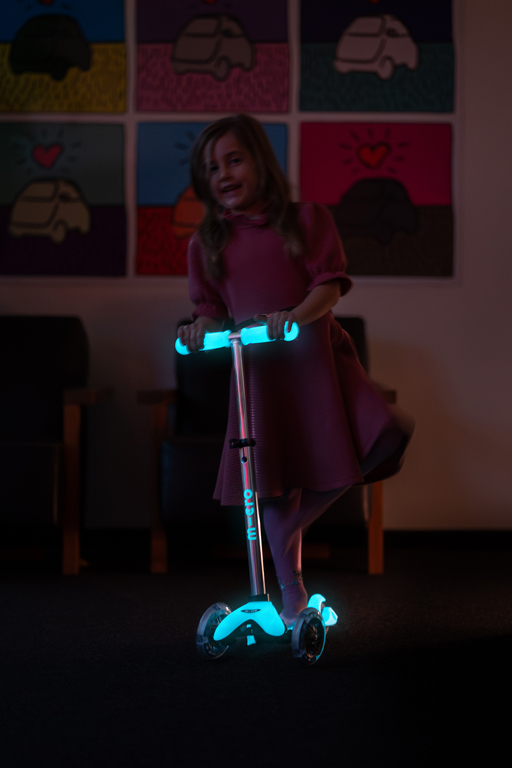 Mini Micro Deluxe Glow Led Aqua Glacial (+2 años) - Imagen 3