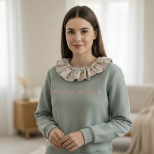 Sudadera Volante Personalizada Adulto · Colección Rosé