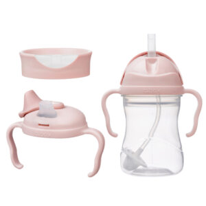 Pack ahorro tazas y vasos bebé 3 en 1 - Blush