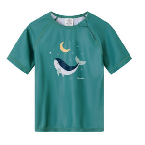 Camiseta Protección Solar Whale Teal