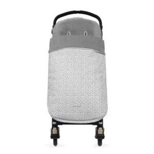 Saco Silla Invierno Little Bloom Flor Gris TOG 3,5