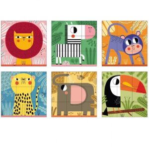 9 Cubos Animales Bosque