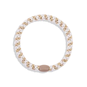 Kknekki Slim White-Beige Glitter Stripe