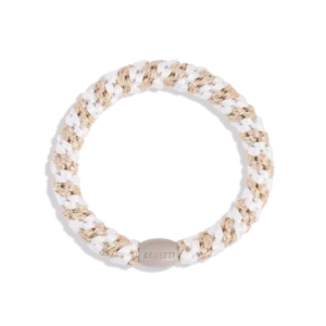 Kknekki White-Beige Glitter Stripe