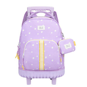 Mochila Escolar Trolley May Daisy Lilac