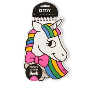 Libreta Omy de Pegatinas Unicornio