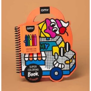 Libro Omy con Pinturas y Pegatinas