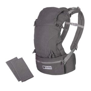 Mochila Portabebés Quokkababy E-Carrier Light Grey