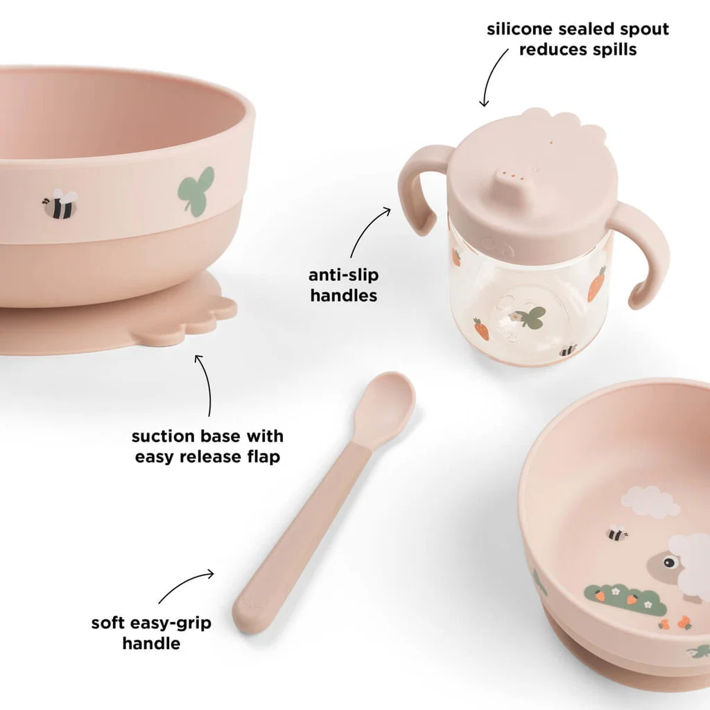 Foodie Weaning Set Tiny Farm Powder - Imagen 4